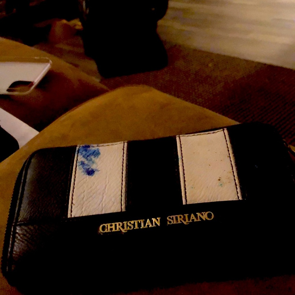 A black and white Christian Siriano